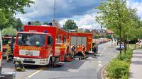 F3-Y in Buchholz - Feuer Asylunterkunft Bild 1